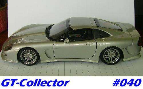 1:18 Chevrolet Corvette Callaway C12 conv., silver, Maisto, near-MINT, 7 D money back g'tee! #040
