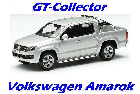 1:43 Volkswagen Amarok 2009 silver(w.rollbar)MinichmpsNEW,FREE ins.delivry  #635