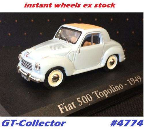 FIAT 500 TOPOLINO 1949 Norev NEW+boxed FREE delivery #4774 instant wheels