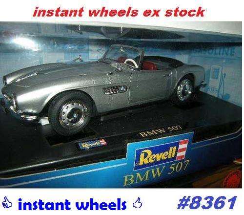 BMW 507 Touring Sport Cabrio 1955 silver,Revell,NEW+boxed,FREE delivery #8361 instant wheels