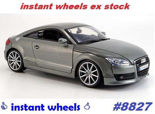 Audi TT Coupe 2006 grey-metallic, NEW+boxed, FREE delivery, #8827 instant wheels