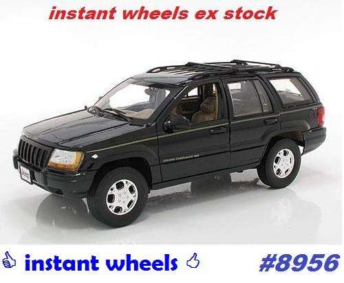 Jeep Grand Cherokee, 2005, black, Motormax, NEW+boxed, FREE delivery #8956 instant wheels