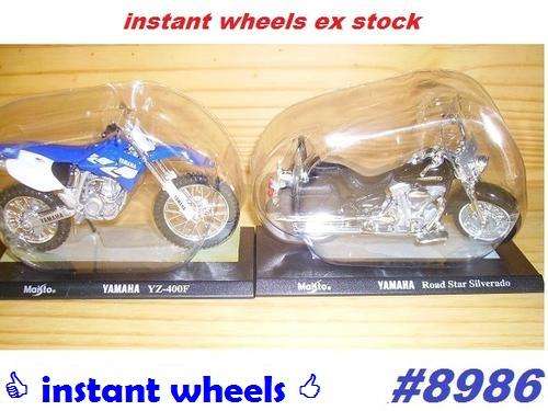 Yamaha Motor Bikes, SET of 6, details below, Maisto, NEW, free delivery, #8986 instant wheels