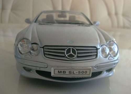 Mercedes-Benz SL 500 Cabriolet 2012 silver Schuco 1:24 NEW+boxed  #2220 instant wheels