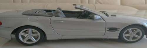 Mercedes-Benz SL 500 Cabriolet 2012 silver Schuco 1:24 NEW+boxed  #2220 instant wheels