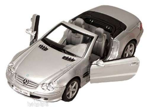 Mercedes-Benz SL 500 Cabriolet 2012 silver Schuco 1:24 NEW+boxed  #2220 instant wheels