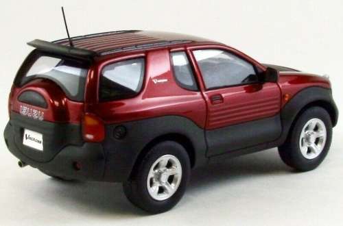 Isuzu vehicross v-cross 1997 red-met 1:43 EBBRO NEW+showcased  #5297 instant wheels
