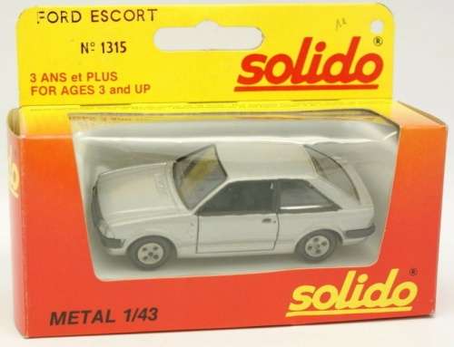 Ford Escort Mk.III 1969 grey 1/43 Solido NEW+boxed  #5302 instant wheels