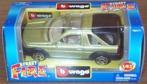 Land Rover F reelander 2009 beige-met 1:43 Bburago/IT NEW+boxed #5309 instant wheels
