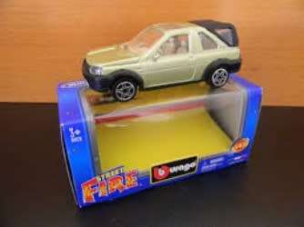Land Rover F reelander 2009 beige-met 1:43 Bburago/IT NEW+boxed #5309 instant wheels