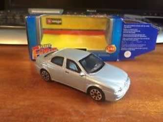 Alfa Romeo 156 2003 silver 1/43 Bburago/IT NEW+boxed  #5310 instant wheels