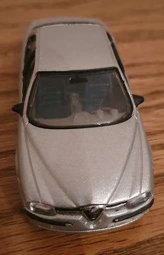 Alfa Romeo 156 2003 silver 1/43 Bburago/IT NEW+boxed  #5310 instant wheels