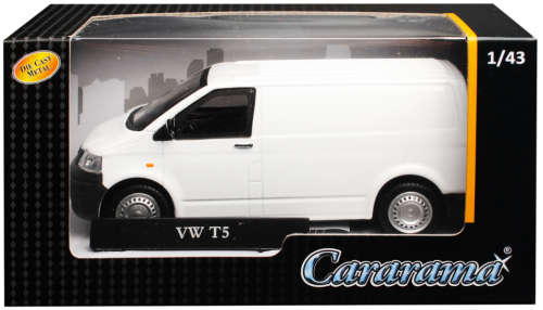 Volkswagen T5 Panelvan 2009 white 1/43 Cararama NEW+boxed  #5312 instant wheels