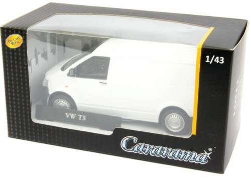 Volkswagen T5 Panelvan 2009 white 1/43 Cararama NEW+boxed  #5312 instant wheels