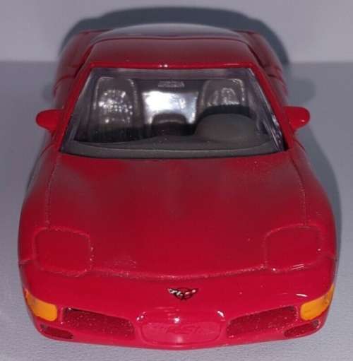 Chevrolet Corvette C5 Coupe 1997 red 1:43 Bburago NEW+boxed  #5313 instant wheels