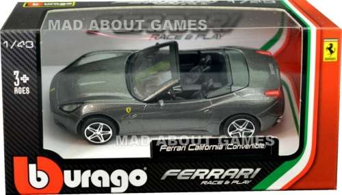 Ferrari California convertible 2015 grey-met 1:43 NEW+boxed  #5314 instant wheels