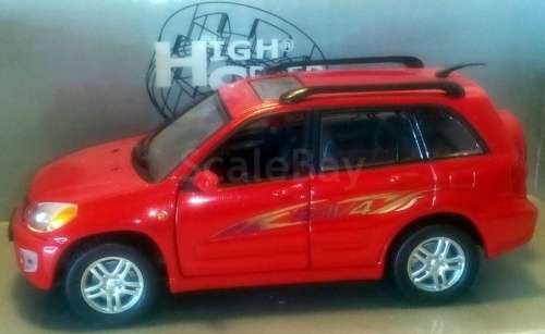 Toyota RAV4 (Mk.II XA20 5.door) 2004 red 1/43 Rastar HighSpeed NEW+boxed  #5315 instant wheels