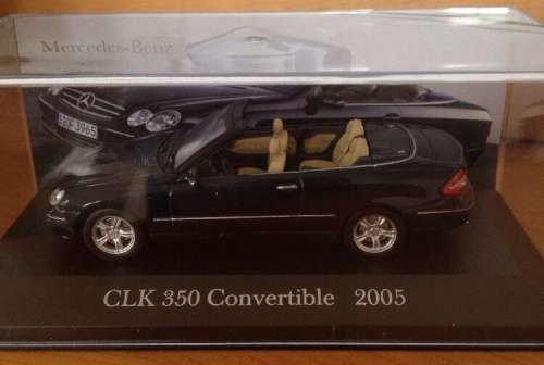Mercedes-Benz CLK350 (A290) Cabrio 2005 dk.blue 1:43 IXO NEW+boxed  #5321 instant wheels