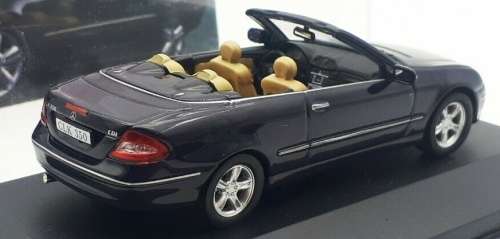 Mercedes-Benz CLK350 (A290) Cabrio 2005 dk.blue 1:43 IXO NEW+boxed  #5321 instant wheels