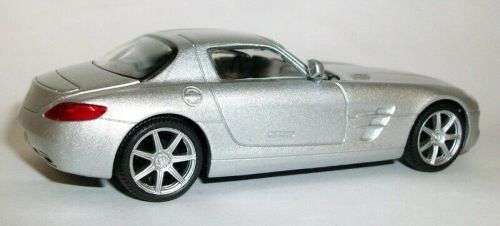 Mercedes-Benz SLS AMG (C197) 2010 silver 1:43 IXO NEW+boxed  #5322 instant wheels