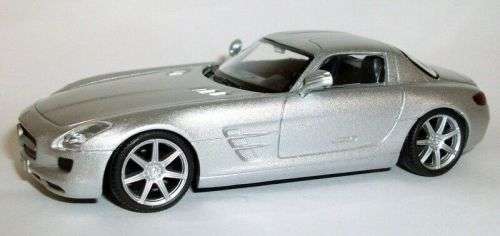 Mercedes-Benz SLS AMG (C197) 2010 silver 1:43 IXO NEW+boxed  #5322 instant wheels