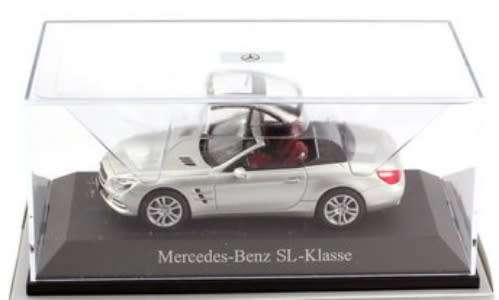 Mercedes-Benz SL 500 (R231) 2012 white-met 1:43 IXO NEW+boxed   #5325 instant wheels