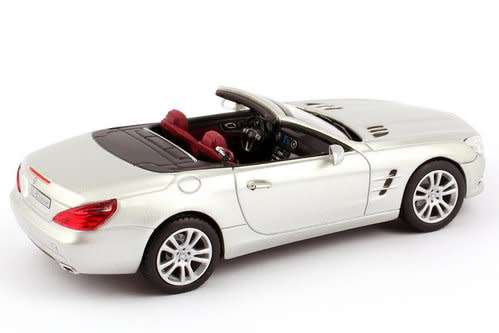 Mercedes-Benz SL 500 (R231) 2012 white-met 1:43 IXO NEW+boxed   #5325 instant wheels