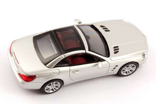 Mercedes-Benz SL 500 (R231) 2012 white-met 1:43 IXO NEW+boxed   #5325 instant wheels