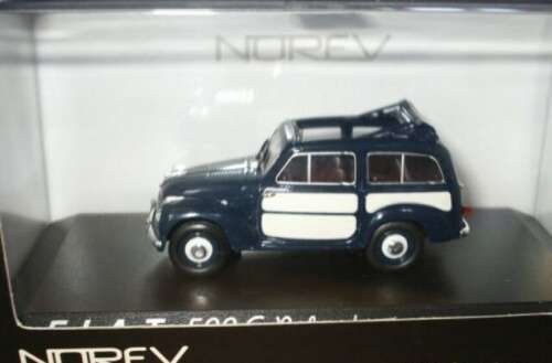 Fiat 500 C Belvedere 1951 1/43 Norev NEW+boxed  #5317 instant wheels