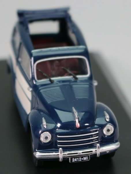 Fiat 500 C Belvedere 1951 1/43 Norev NEW+boxed  #5317 instant wheels