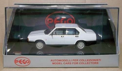 Alfa Romeo 90 Berlina 1984 white 1/43 Pego NEW+boxed  #5320 instant wheels