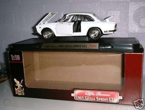 Alfa Romeo Giulia Sprint GTA 1965 white 1/18 RoadSignature NEW+boxed #8956 instant wheels