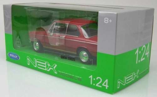 BMW 2002ti 1966-1977 red 1/24 Welly NEW+boxed  #2236 instant wheels