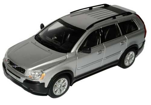 Volvo XC90 SUV 2015 silver 1/24 Welly NEW+boxed  #2239 instant wheels