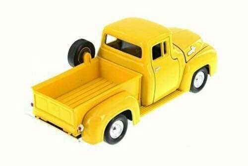 Ford F-100 Pick-up 1955 yellow 1/24 Motormax NEW+boxed  #2241 instant wheels