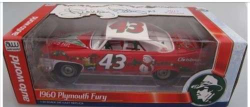 Plymouth Fury 1960 Street Rod red 1/24 ERTL NEW+boxed  #2243 instant wheels