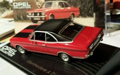 Opel Commodore A Coupe GS/E 1971 red 1/43 IXO NEW+boxed  #4017 instant wheels