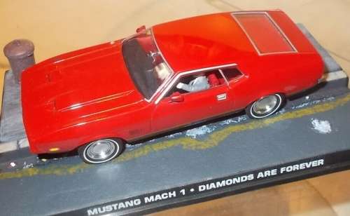 Mustang Mach.1 1971 red 1/43 (007/JBond) IXO NEW+boxed  #4034 instant wheels