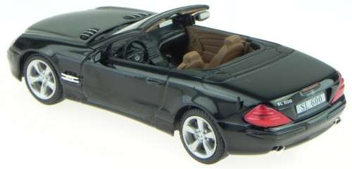 Mercedes-Benz SL 600 [R230] 2003 black 1/43 IXO NEW+boxed  #4037 instant wheels