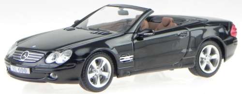 Mercedes-Benz SL 600 [R230] 2003 black 1/43 IXO NEW+boxed  #4037 instant wheels
