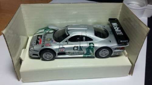 Mercedes-Benz CLK-GTR #12 GT2 silver 1/43 Maisto NEW+showcased  #4066 instant wheels