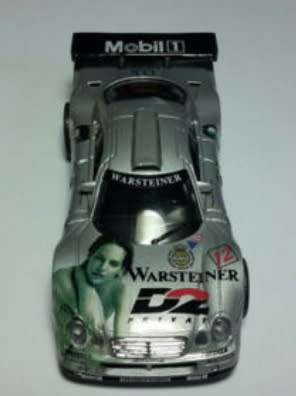Mercedes-Benz CLK-GTR #12 GT2 silver 1/43 Maisto NEW+showcased  #4066 instant wheels