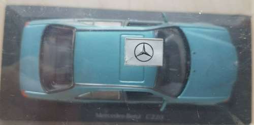 Mercedes-Benz C220 (W201) 1993 turqoise-met 1/43 Minichamps NEW+boxed  #4146 instant wheels