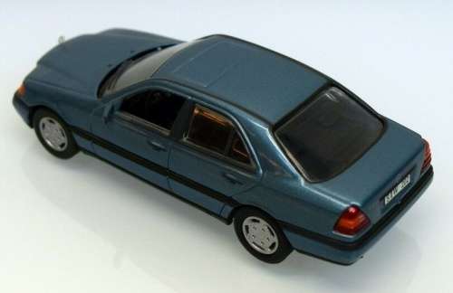 Mercedes-Benz C220 (W201) 1993 turqoise-met 1/43 Minichamps NEW+boxed  #4146 instant wheels