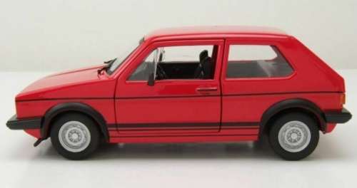Volkswagen Golf Mk.I GTI 1979 red 1/24 Bburago NEW+boxed  #2251 instant wheels