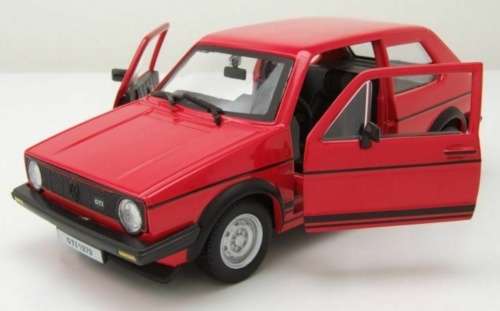 Volkswagen Golf Mk.I GTI 1979 red 1/24 Bburago NEW+boxed  #2251 instant wheels