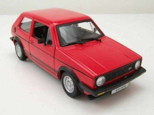 Volkswagen Golf GTI Mk.I 1979 red 1/24 Bburago NEW+boxed  #2252 instant wheels