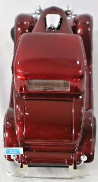 Ford Coupe 1932 red-met 1/24 Motormax NEW+boxed  #2253 instant wheels