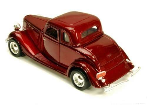 Ford Coupe 1934 red-met 1/24 MotorMax NEW+boxed  #2254 instant wheels