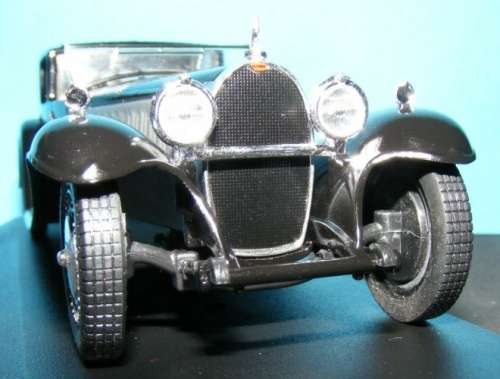 Bugatti Type 41 Royale 1928 black+silver 1/43 Whitebox NEW+boxed  #5172 instant wheels